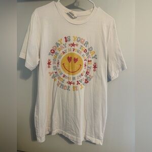 Bella Canvas White 'Today is Your Day' Graphic Tee